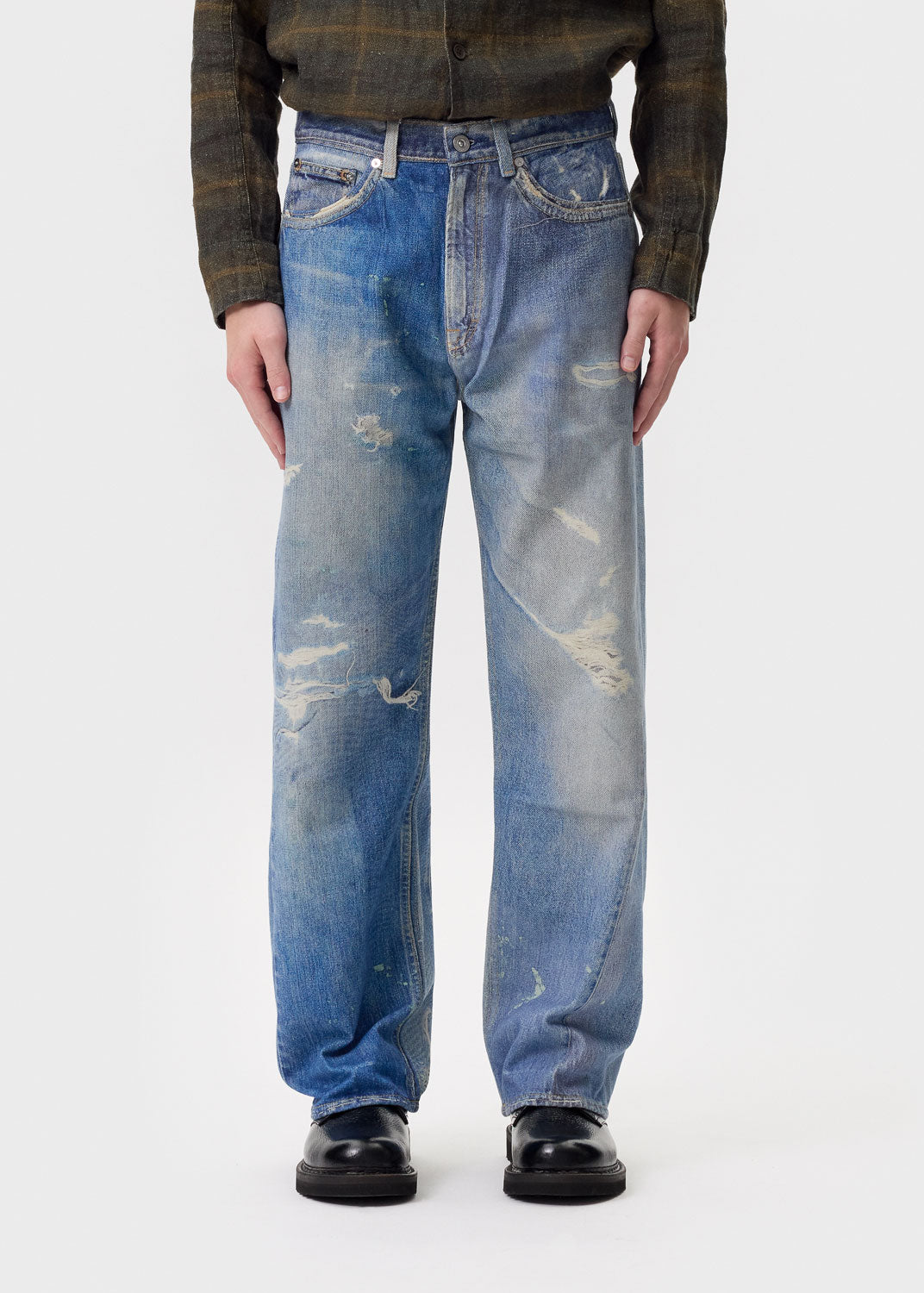 Our Legacy - Digital Denim Print Third Cut Jeans | 1032 SPACE