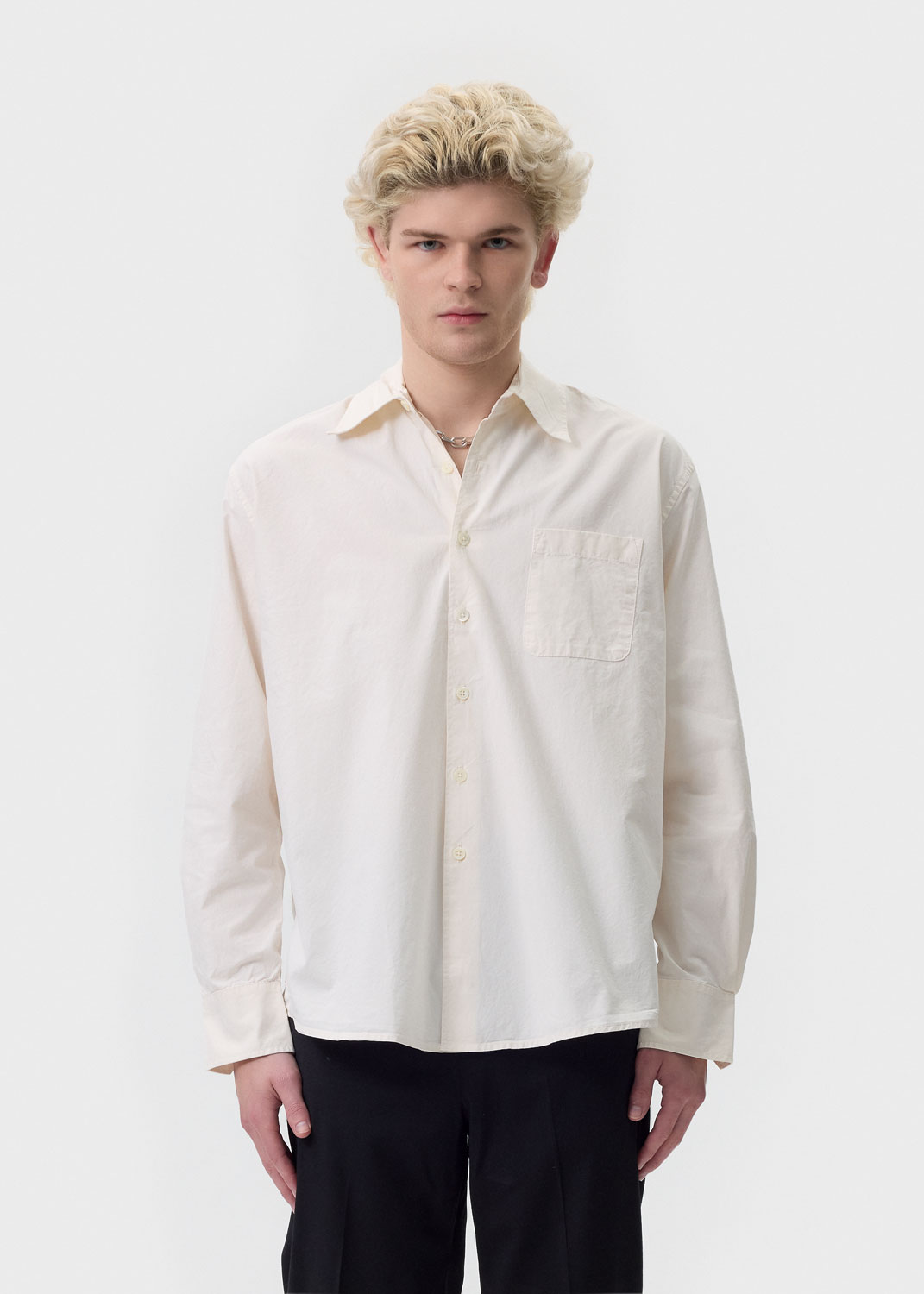avvattevOUR LEGACY Above cotton-poplin shirt