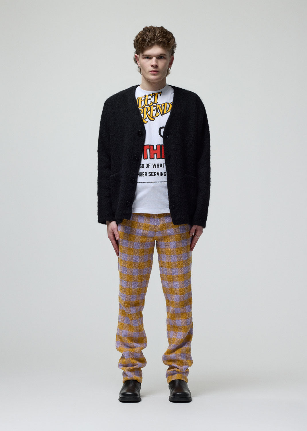 Purple Opening Ceremony x Dickies Plaid Tweed Pant